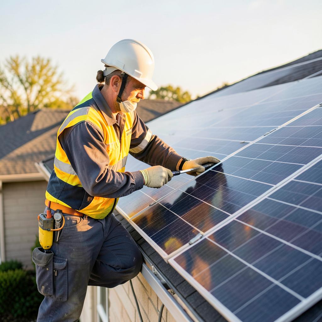 Instalação de painéis solares por equipe especializada em Sertanópolis